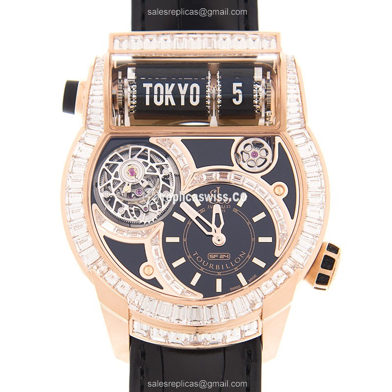 Jacob & Co ES802.40.BD.UA.A EPIC SF24 Automatic 18kt Rose Gold & Diamonds