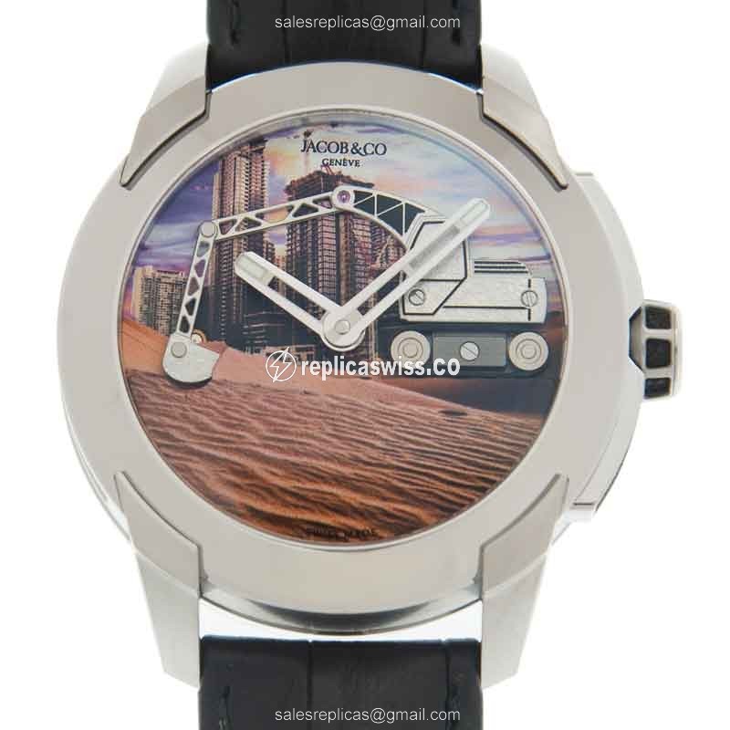 Jacob & Co PI122.20.AB.AA.A PIONEER Automatic Titanium