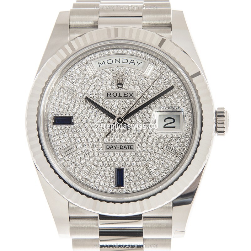 Rolex 228239-0049 DAY-DATE Automatic 18kt White Gold