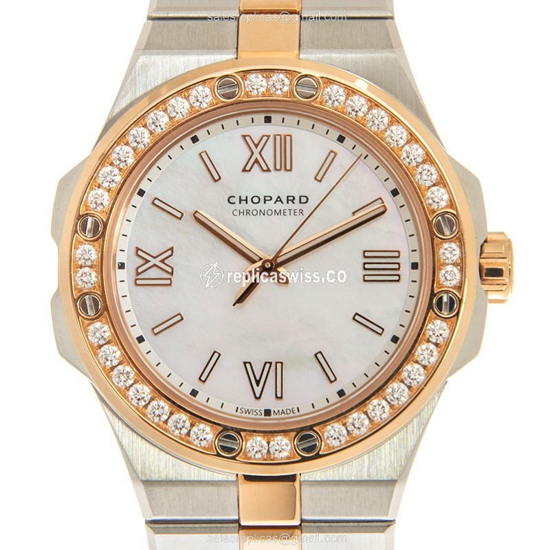 Chopard 298601-6002 ALPINE EAGLE SMALL Automatic 18kt Rose Gold & Diamonds