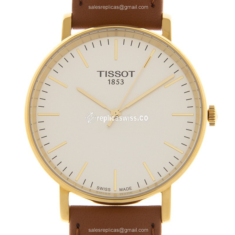 Tissot T109.410.36.031.00 EVERYTIME Automatic Gold-Plated & Stainless Steel