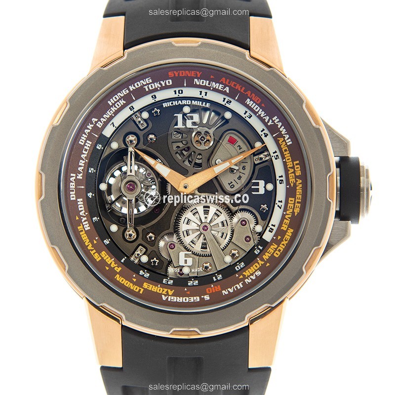Richard Mille RM58-01 MEN Manual Wind 18kt Rose Gold & Titanium
