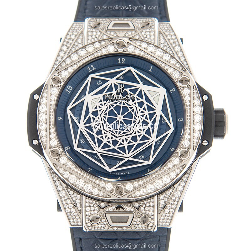 Hublot 415.NX.7179.VR.1704.MXM18 BIG BANG Automatic Titanium & Diamond