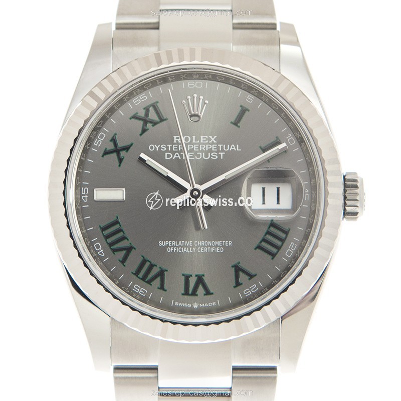 Rolex 126234-0046 DATEJUST Automatic 18kt White Gold & Steel