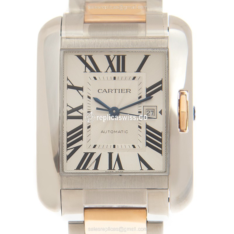 Cartier W5310037 TANK Automatic Stainless Steel