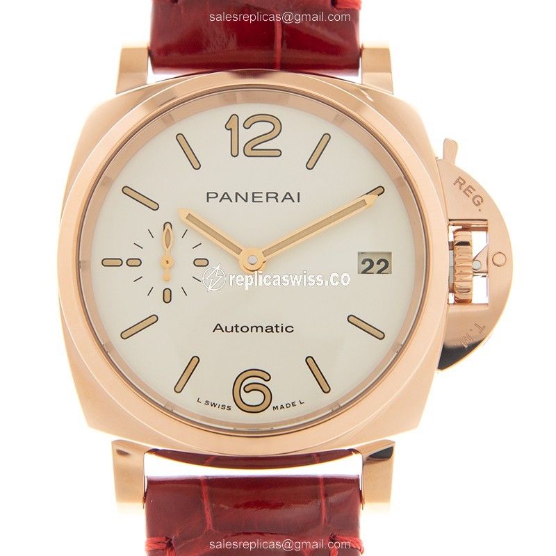 Panerai PAM01045 LUMINOR DUE Automatic 18kt Rose Gold