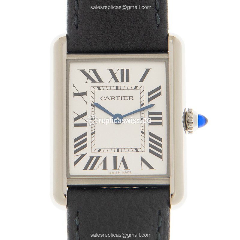 Cartier WSTA0041 TANK Quartz Stainless Steel