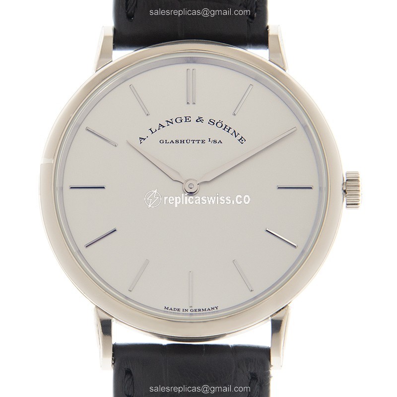 A Lange & Sohne 201.027 SAXONIA Manual Wind 18kt White Gold