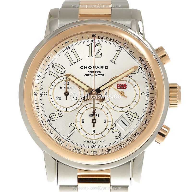 Chopard 158511-6001 MILLE MIGLIA GT XL Automatic 18kt Rose Gold & Steel