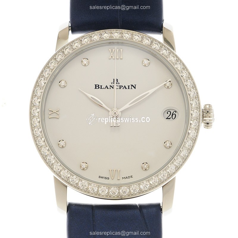 Blancpain 6127-4628-55B VILLERET Automatic Stainless Steel & Diamonds