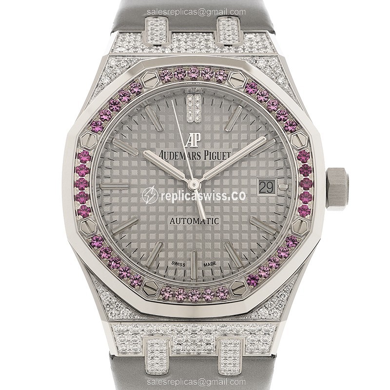 Audemars Piguet 15452BC.ZY.D007VE.01 ROYAL OAK Automatic 18kt White Gold & Diamond