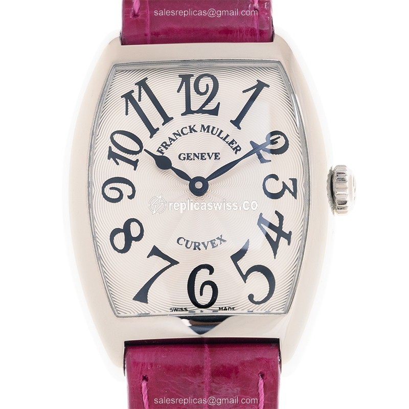 Franck Muller 7502 QZ (AC) -RAS STRAP CINTREE CURVEX Quartz Stainless Steel