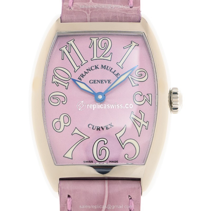 Franck Muller 7502 QZ (AC) - PURPLE CINTREE CURVEX Quartz Stainless Steel