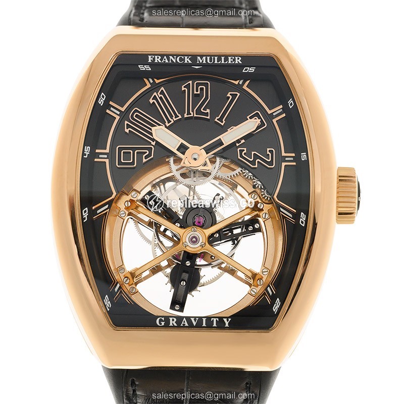 Franck Muller V 45 T GRAVITY CS (5N.NR) GRAVITY Manual Wind 18kt Rose Gold
