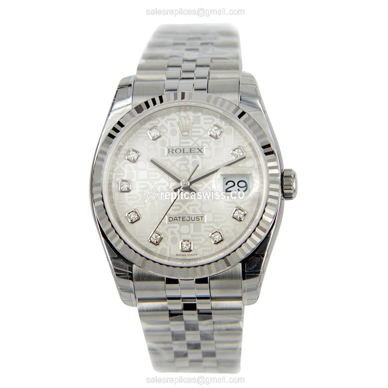 Rolex 116234J DATEJUST Automatic 18kt White Gold & Steel