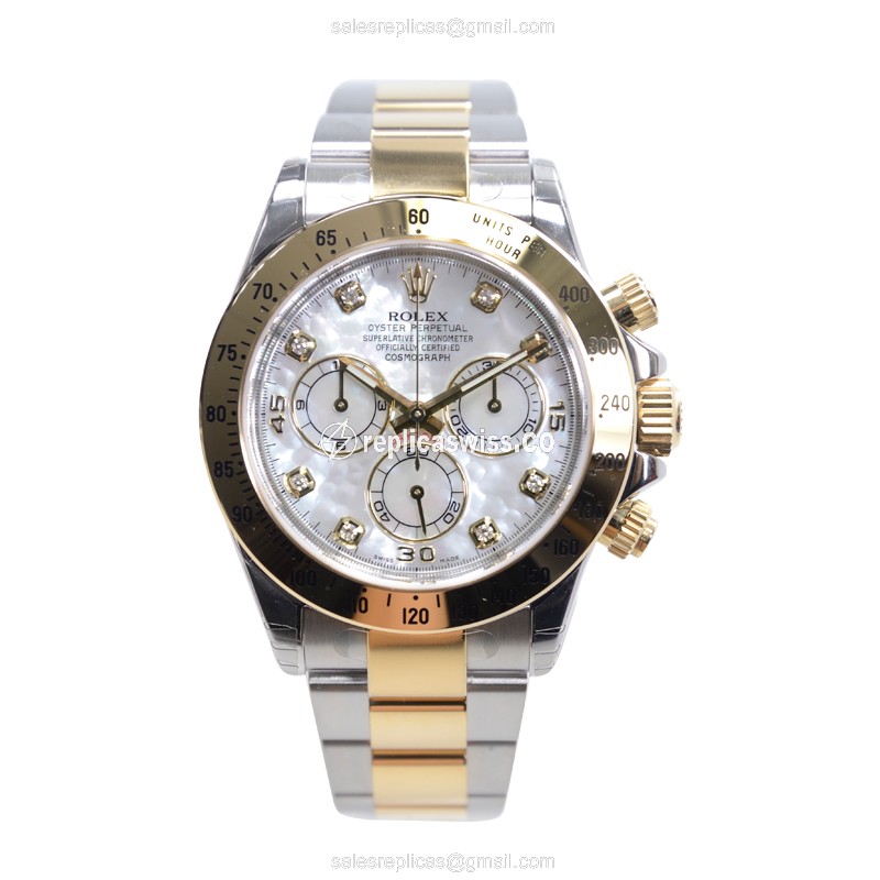 Rolex 116523WTNG8DIA DAYTONA Automatic 18kt Gold & Steel