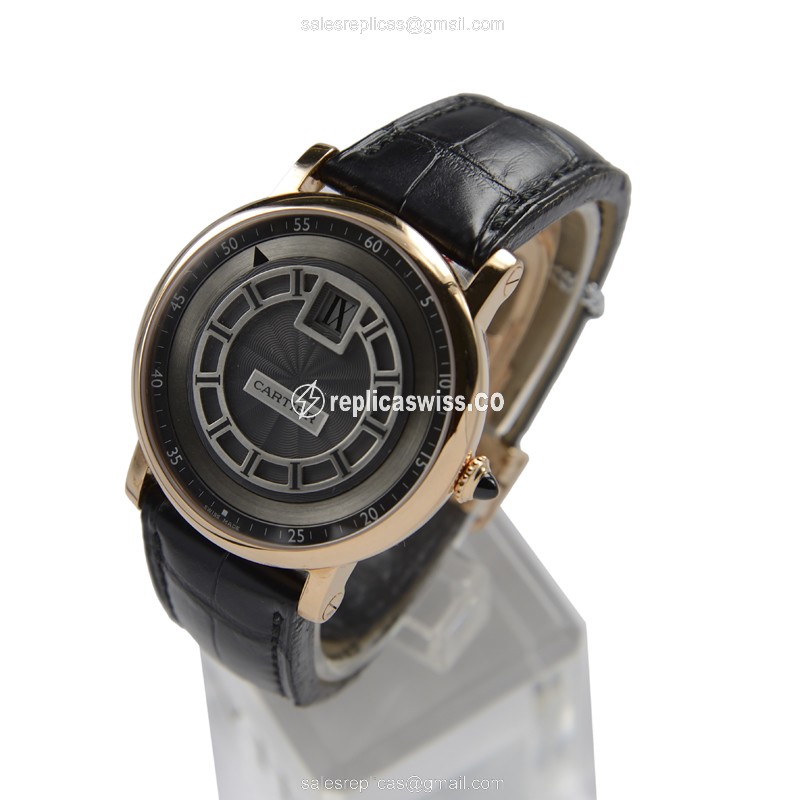 Cartier W1553751 ROTONDE DE CARTIER Manual Wind 18kt Rose Gold