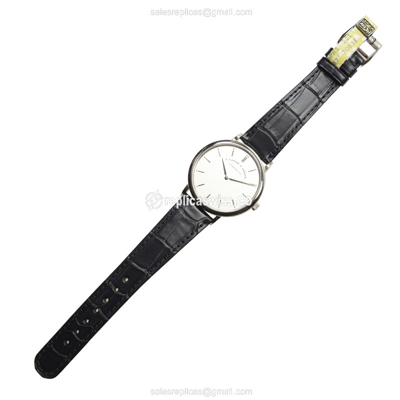 A Lange & Sohne 211.026 SAXONIA Manual Wind 18kt White Gold