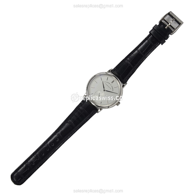 A Lange & Sohne 380.026 SAXONIA Automatic 18kt White Gold