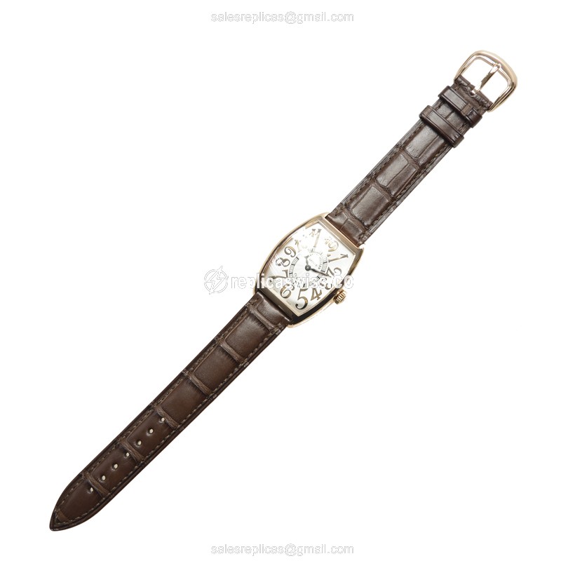 Franck Muller 2852 QZ REL (5N) CINTREE CURVEX Quartz 18kt Rose Gold