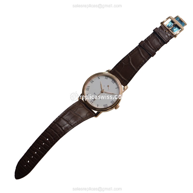 Blancpain 6613-3631-55B VILLERET Manual Wind 18kt Rose Gold