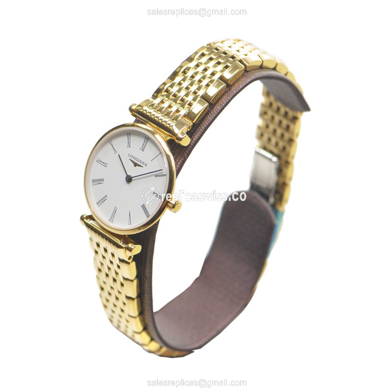 Longines L4.209.2.11.8 LA GRANDE Quartz 18kt Yellow Gold