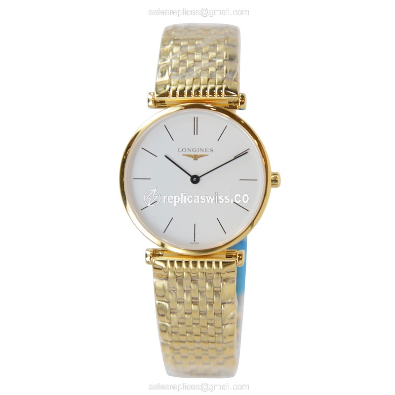 Longines L4.512.2.12.8 LA GRANDE Quartz PVD Gold