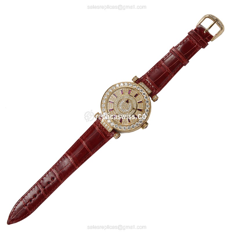 Franck Muller DM 42 D 1R CD 42 (5N) DOUBLE MYSTERY Automatic 18kt Rose Gold & Diamonds