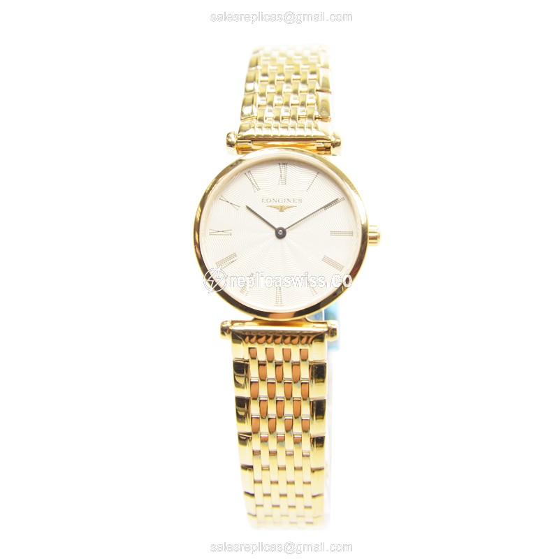 Longines L4.209.2.41.8 LA GRANDE Quartz PVD Gold