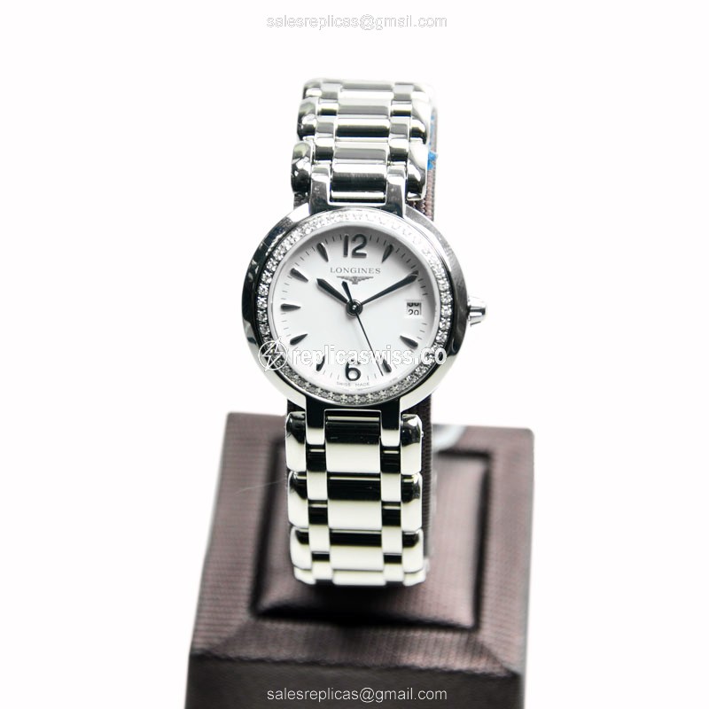 Longines L8.110.0.16.6 PRIMA LUNA Quartz Stainless Steel
