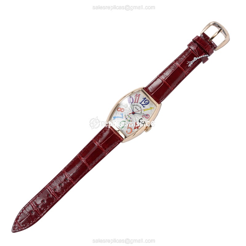 Franck Muller 5850 SC COL DRM (5N) CINTREE CURVEX Automatic 18kt Rose Gold