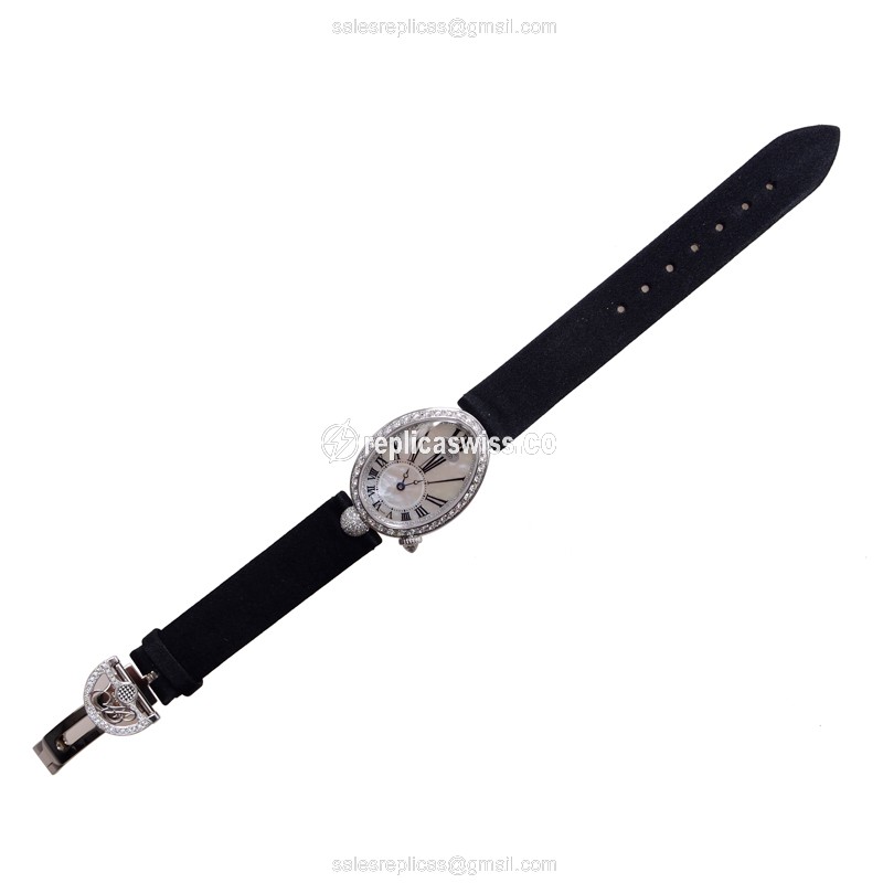 Breguet 8928BB/51/844/DD0D REINE DE NAPLES Automatic 18kt White Gold & Diamond