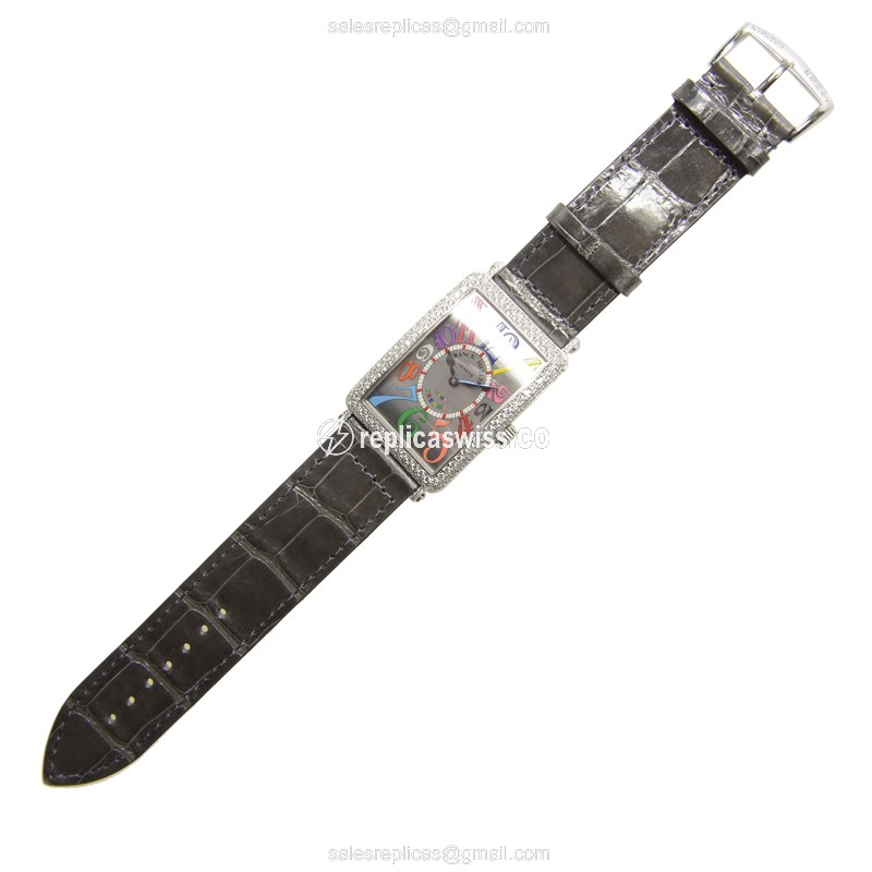 Franck Muller 1000 SC COL DRM D (OG) LONG ISLAND Automatic 18kt White Gold & Diamond