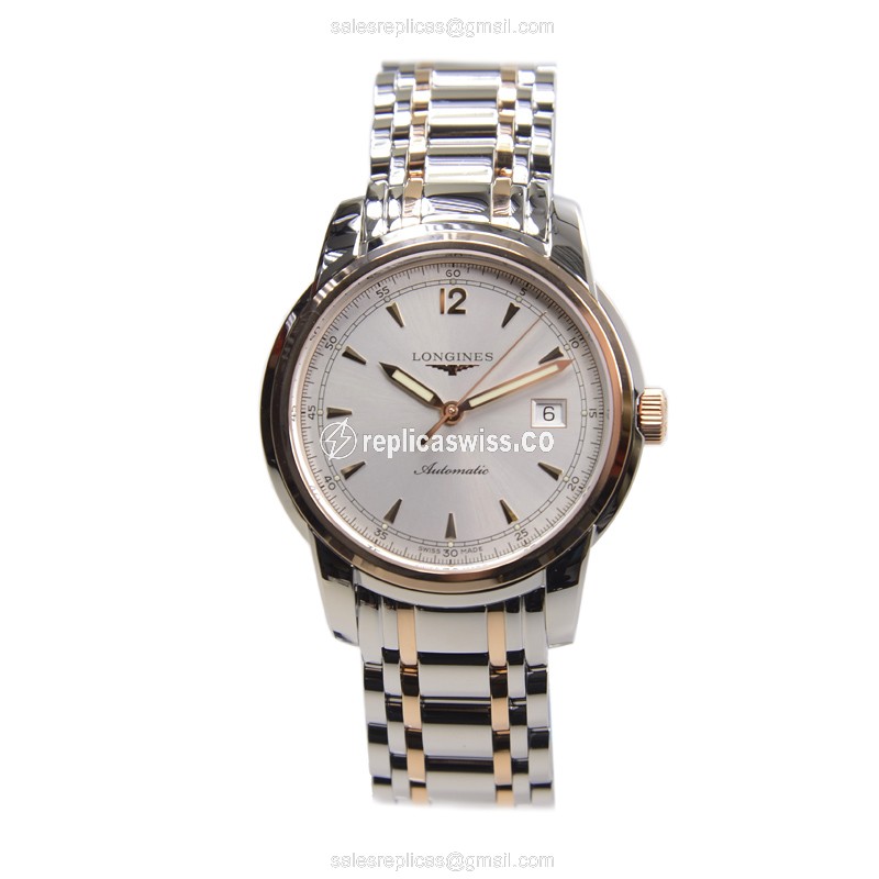 Longines L2.766.5.79.7 SAINT IMIER Automatic 18kt Rose Gold & Steel