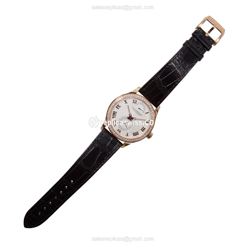 Chopard 171926-5001 L.U.C Manual Wind 18kt Rose Gold & Diamonds