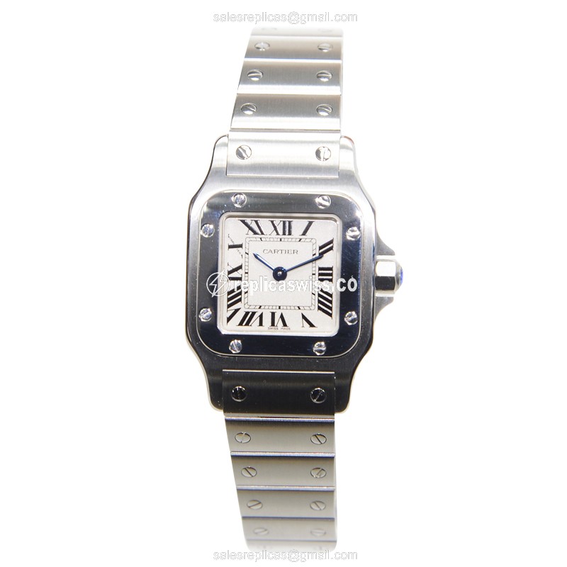 Cartier W20056D6 SANTOS Quartz Stainless Steel