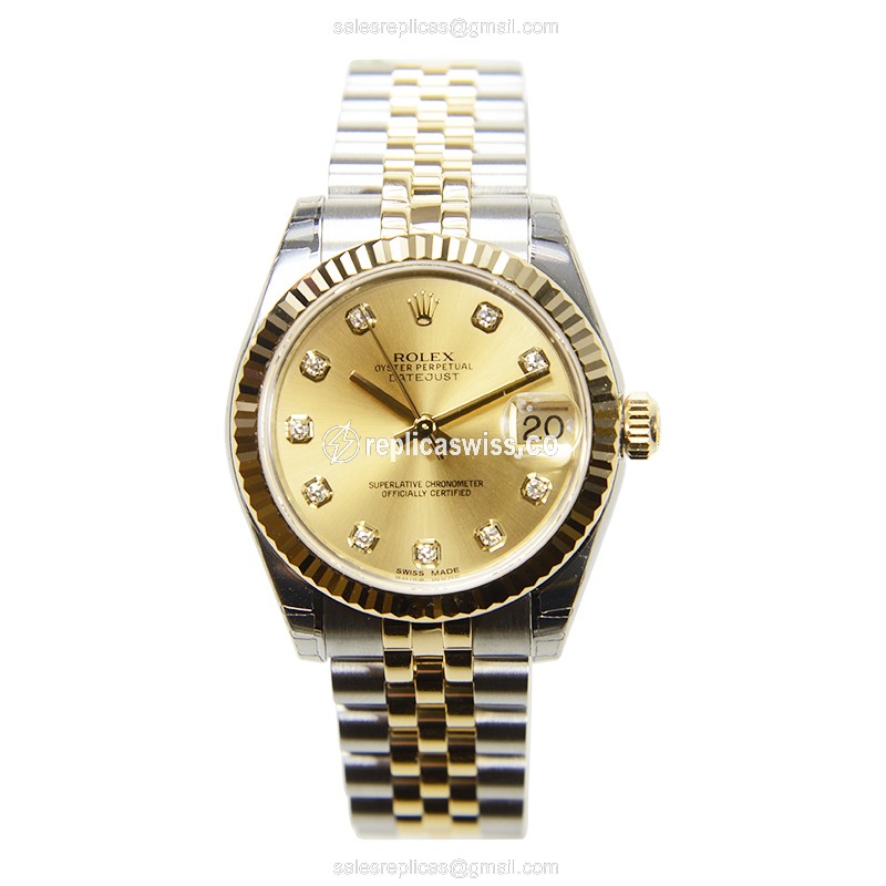 Rolex 178273GCH LADY DATEJUST Automatic 18kt Gold & Steel