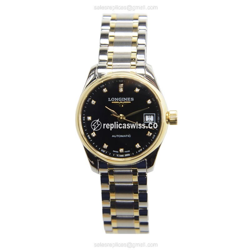 Longines L2.128.5.57.7 MASTER Automatic 18kt Gold & Steel