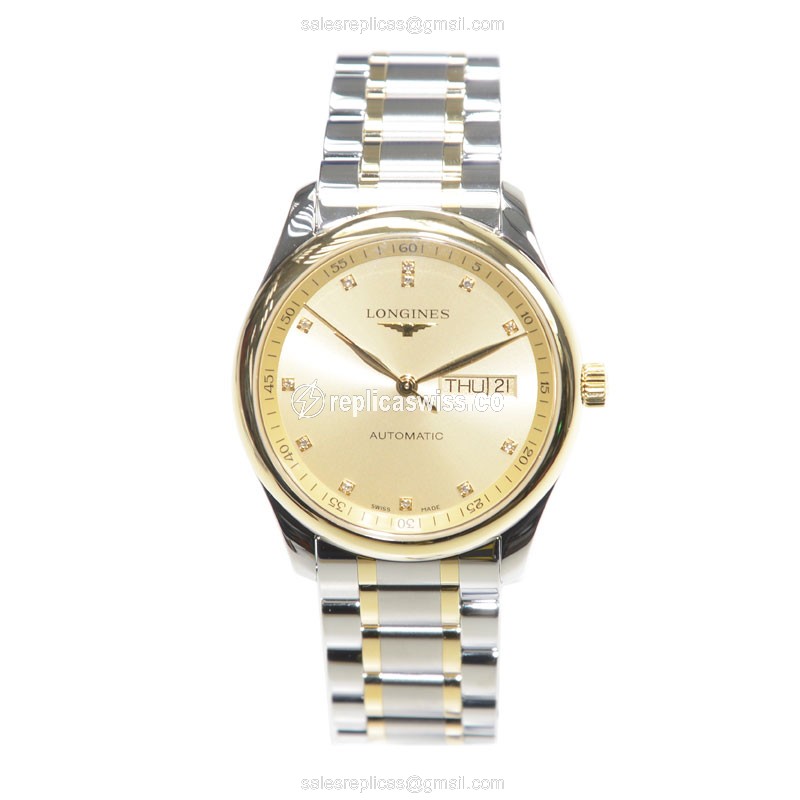 Longines L2.755.5.37.7 MASTER Automatic 18kt Gold & Steel