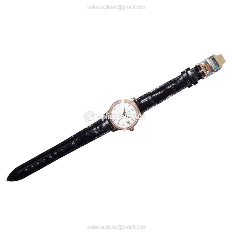 Jaeger-Lecoultre Q1382404 MASTER ULTRA THIN Automatic 18kt Rose Gold & Diamonds