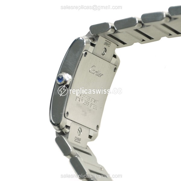 Cartier W51008Q3 TANK Quartz Stainless Steel
