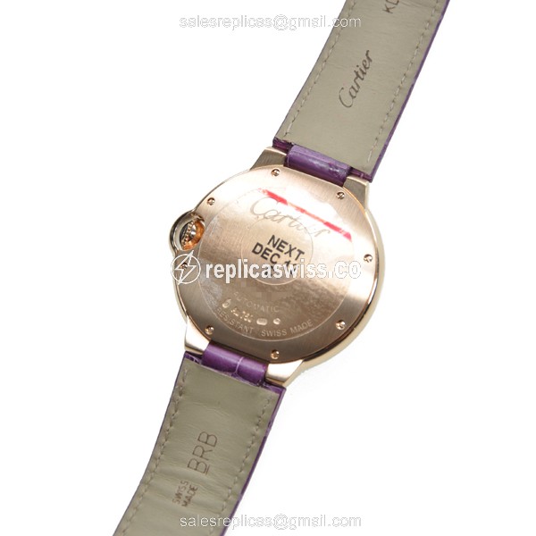Cartier WE900551 BALLON BLEU Automatic 18kt Rose Gold & Diamonds