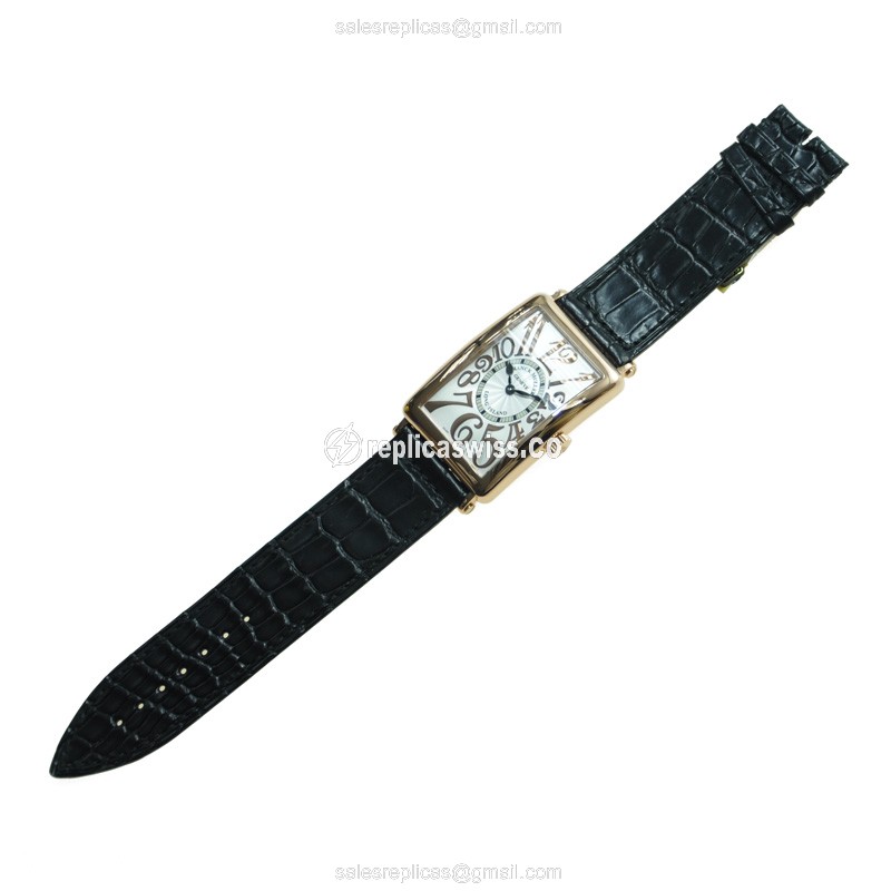 Franck Muller 1002 QZ REL (5N) LONG ISLAND Quartz 18kt Rose Gold
