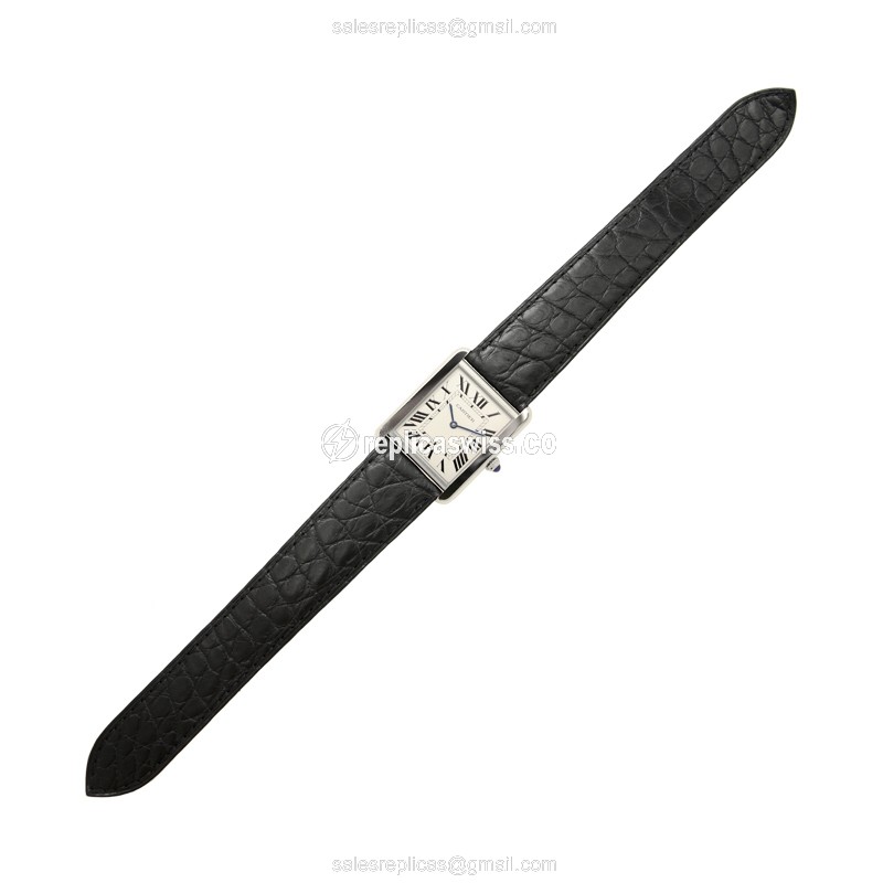 Cartier W5200003 TANK Quartz Stainless Steel