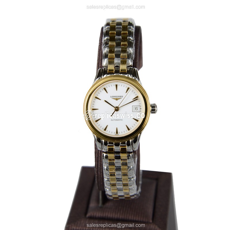 Longines L4.274.3.22.7 FLAGSHIP Automatic 18kt Gold & Steel
