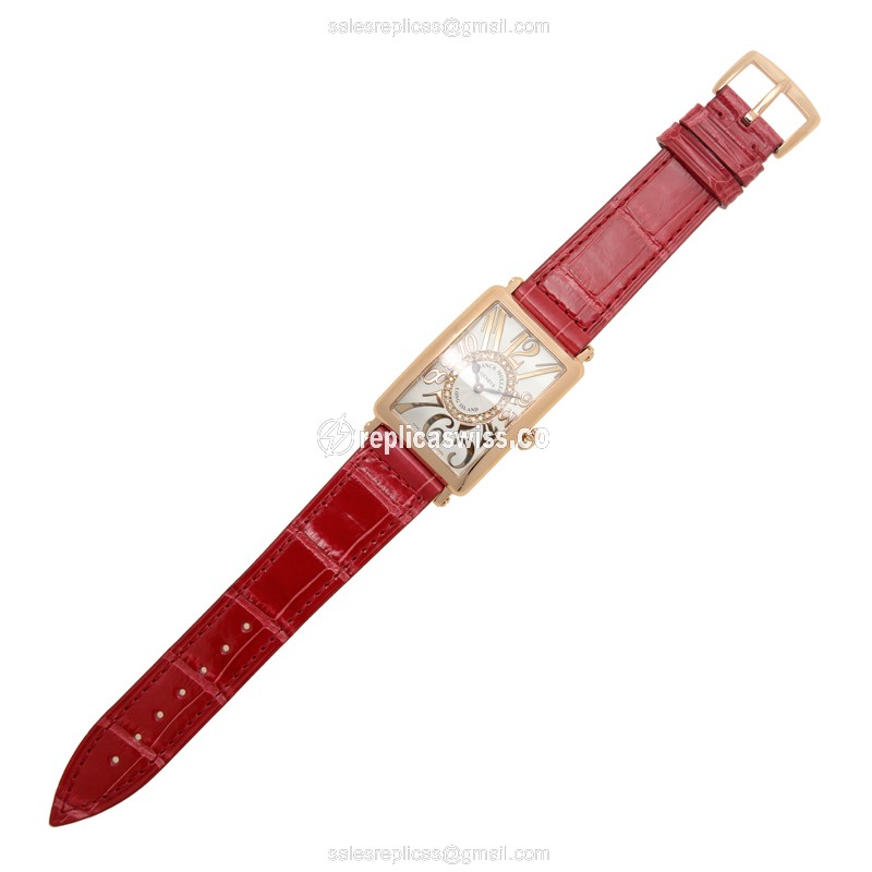 Franck Muller 952 QZ REL CD 1R (5N) LONG ISLAND Quartz 18kt Rose Gold