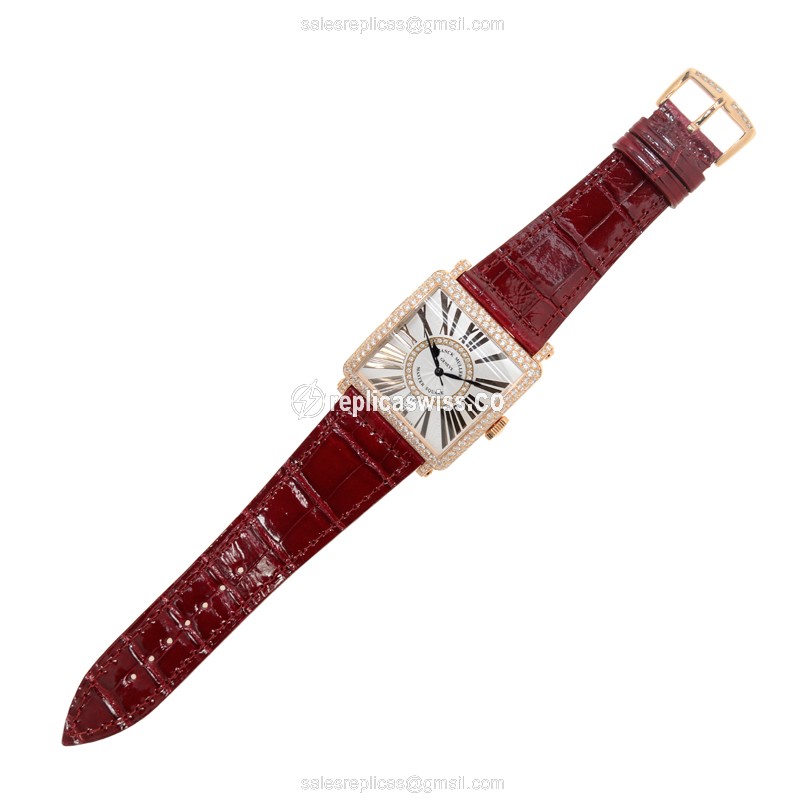 Franck Muller 6000 H SC DT R CD 1R (5N) MASTER SQUARE Automatic 18kt Rose Gold & Diamonds