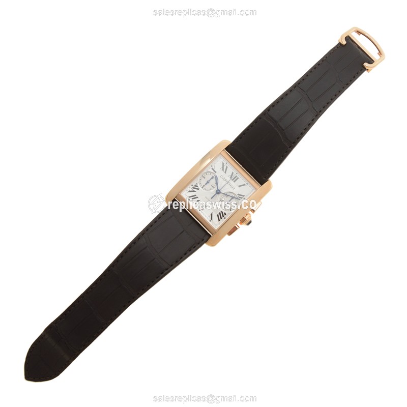 Cartier W5330005 TANK Automatic 18kt Rose Gold