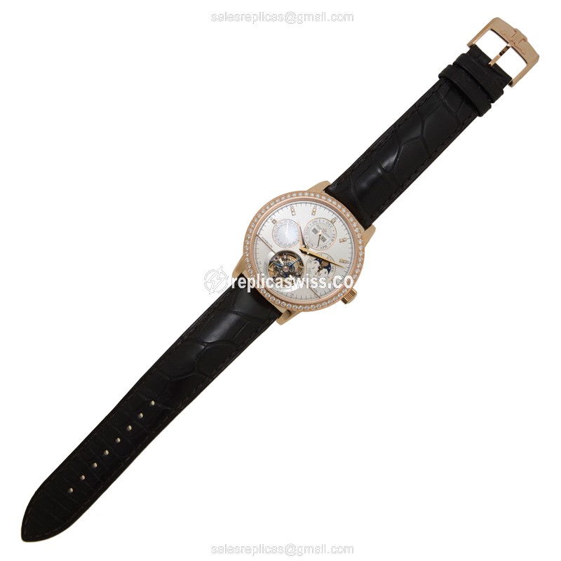 Jaeger-Lecoultre Q5042501 MASTER ULTRA THIN Automatic 18kt Rose Gold & Diamonds