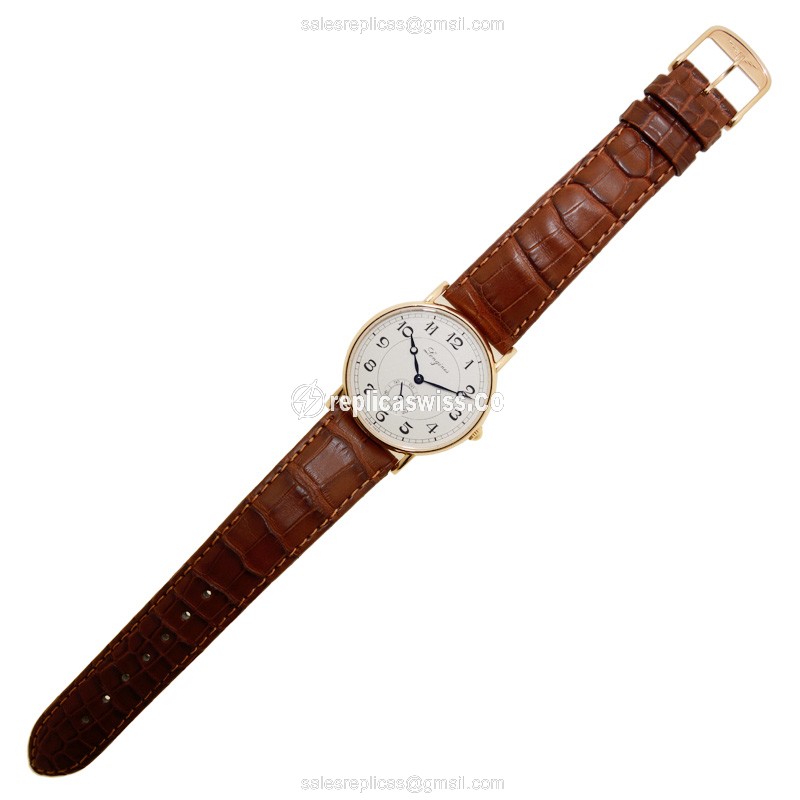 Longines L4.767.8.73.2 HERITAGE Automatic 18kt Rose Gold
